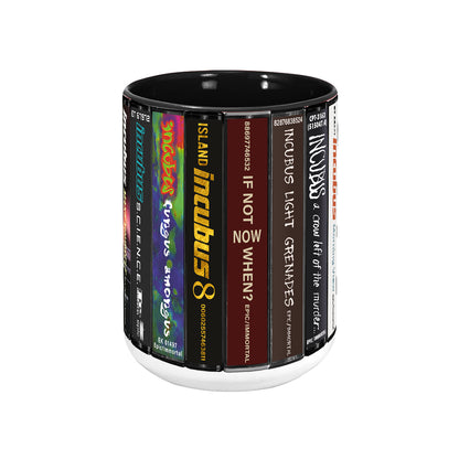 Incubus Albums Cassette Collection Retro Accent Mug