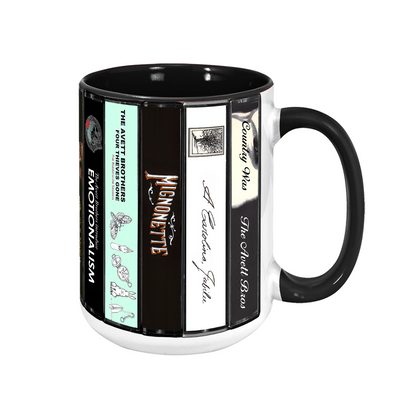 The Avett Brothers Albums Cassette Collection Retro Accent Mug