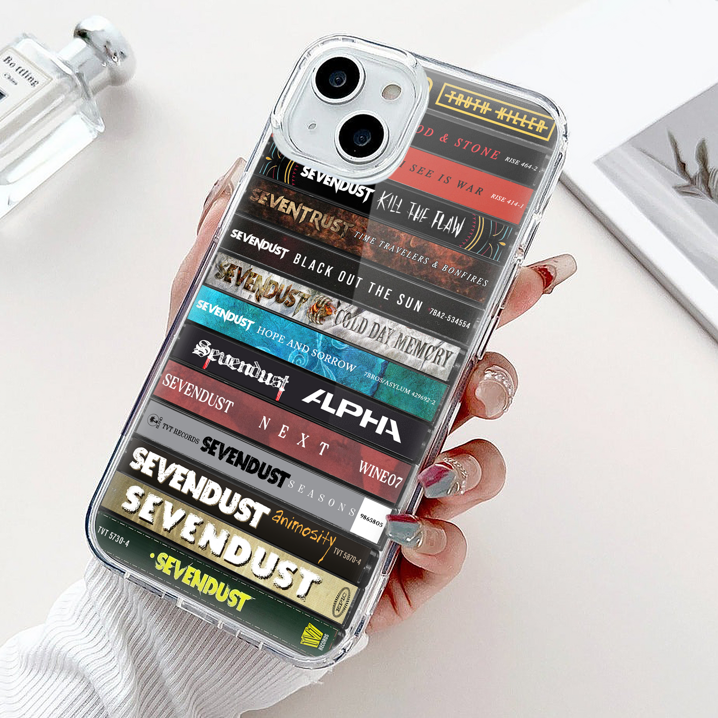Sevendust Albums Cassette Collection Retro Phone Case