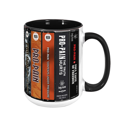 Pro-Pain Albums Cassette Collection Retro Accent Mug