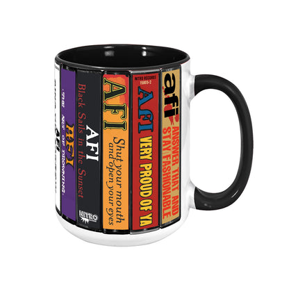 AFI Albums Cassette Collection Retro Accent Mug