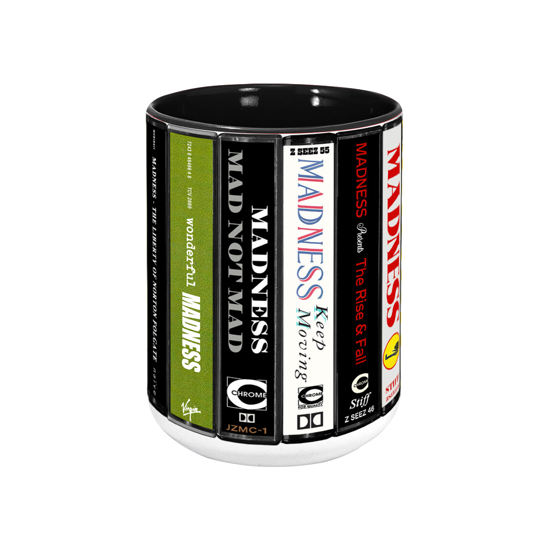 Madness Albums Cassette Collection Retro Accent Mug