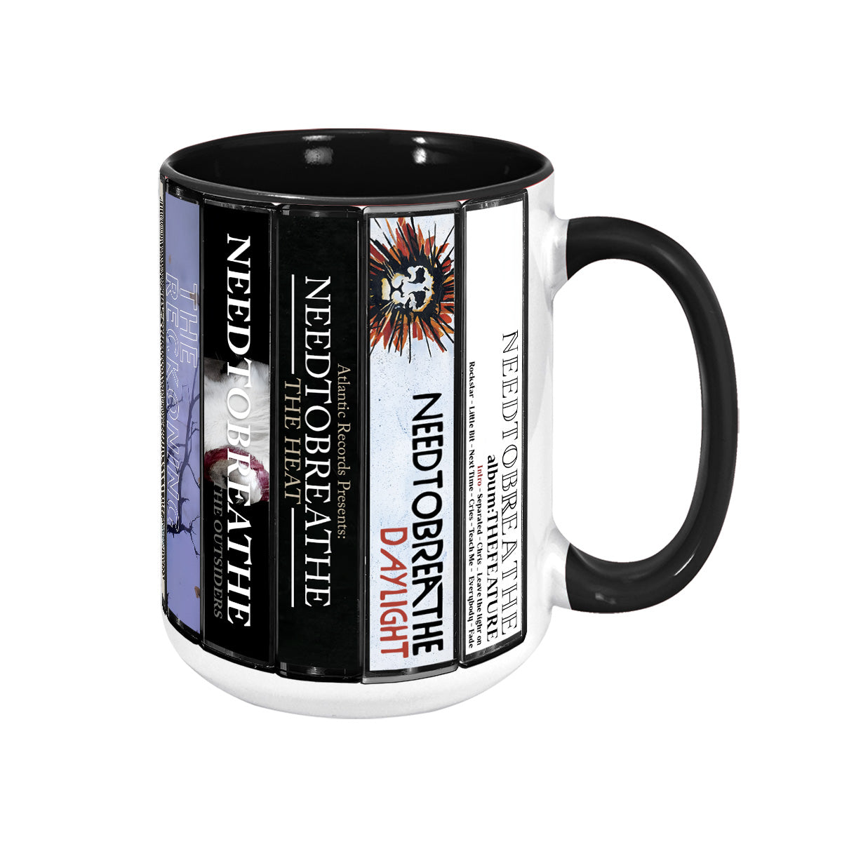 Needtobreathe Albums Cassette Collection Retro Accent Mug