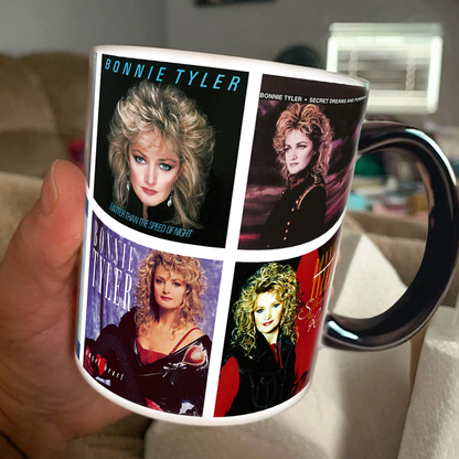 Bonnie Tyler Albums Cover Collection Retro Mug
