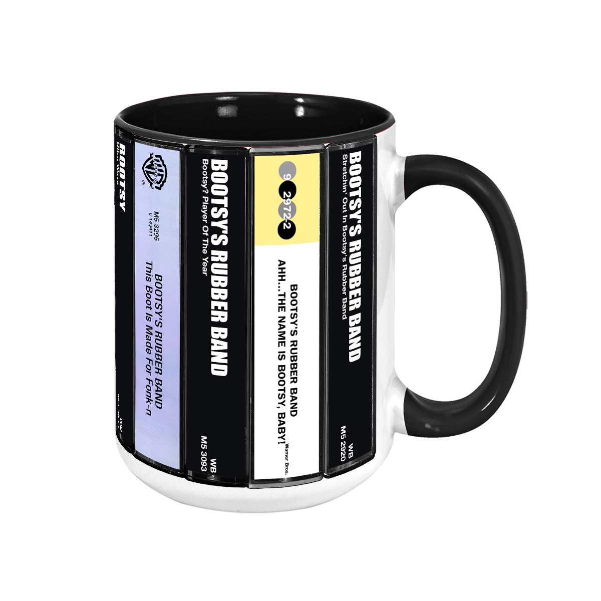 Bootsy Collins Albums Cassette Collection Retro Accent Mug