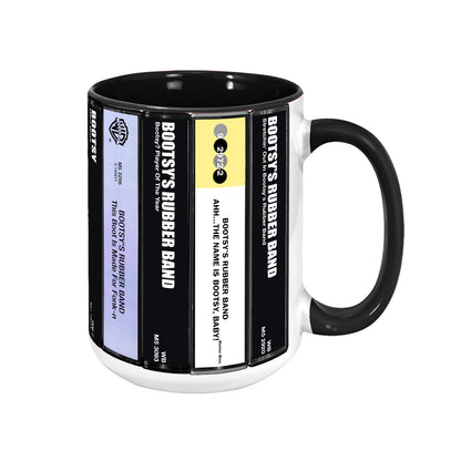 Bootsy Collins Albums Cassette Collection Retro Accent Mug