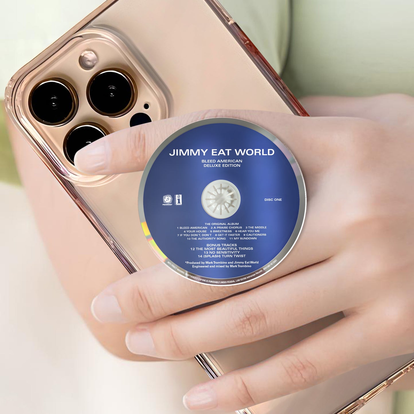 Bleed American CD Magnetic Phone Grip - Jimmy Eat World