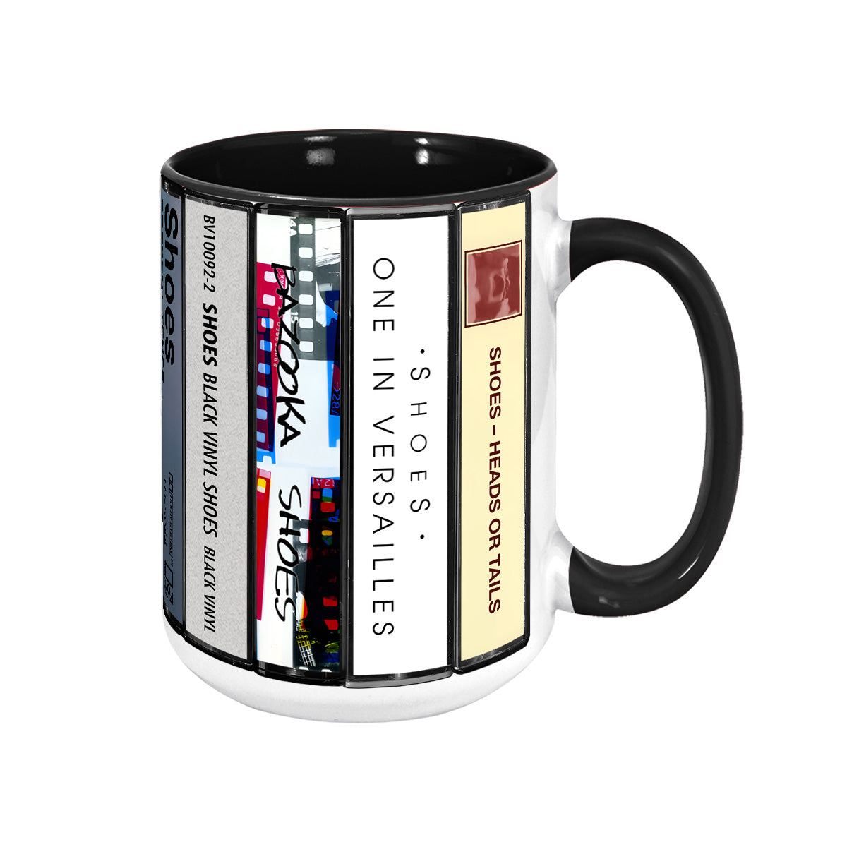 Shoes Albums Cassette Collection Retro Accent Mug