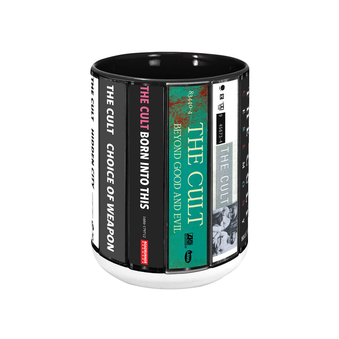 The Cult Albums Cassette Collection Retro Accent Mug