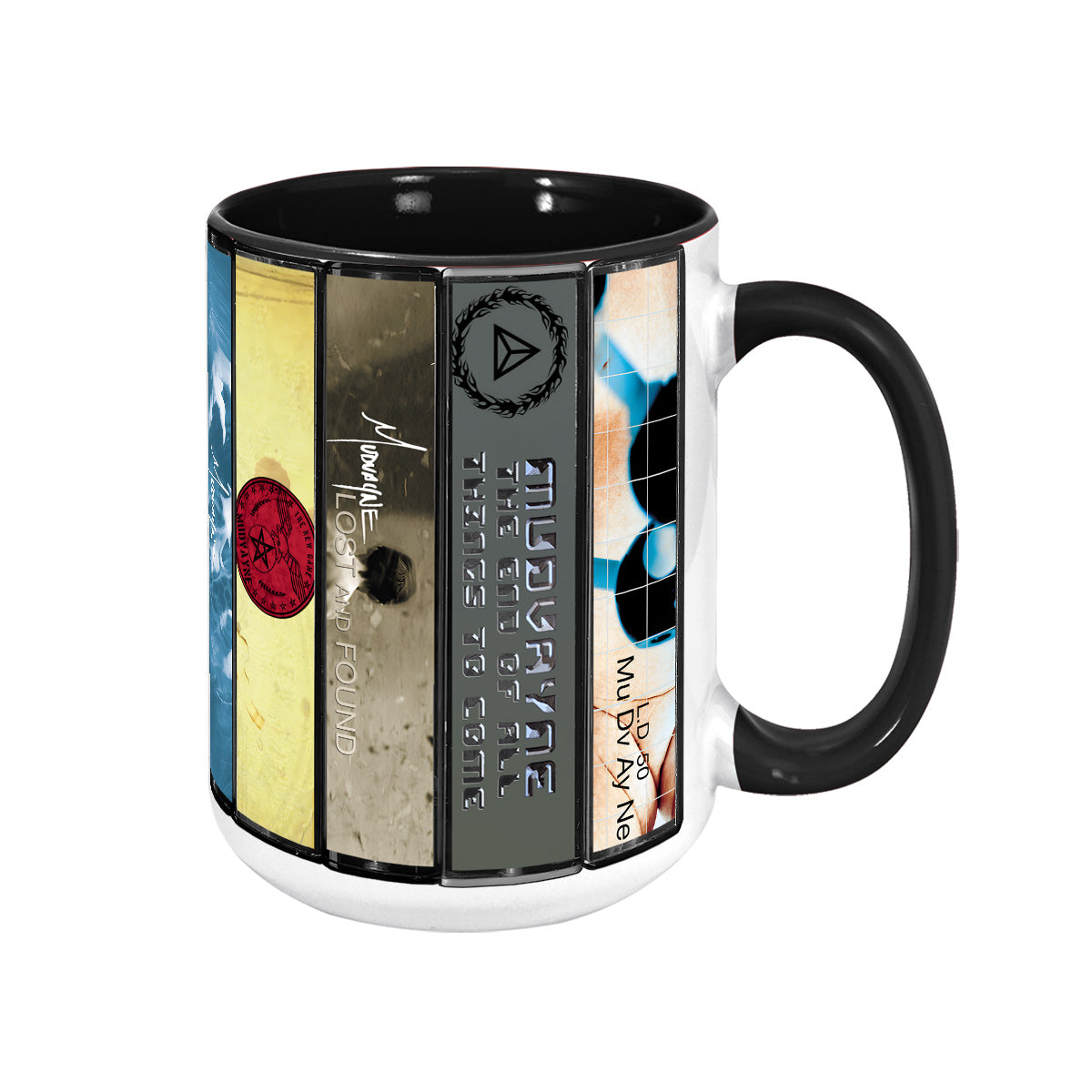 Mudvayne Albums Cassette Collection Retro Accent Mug
