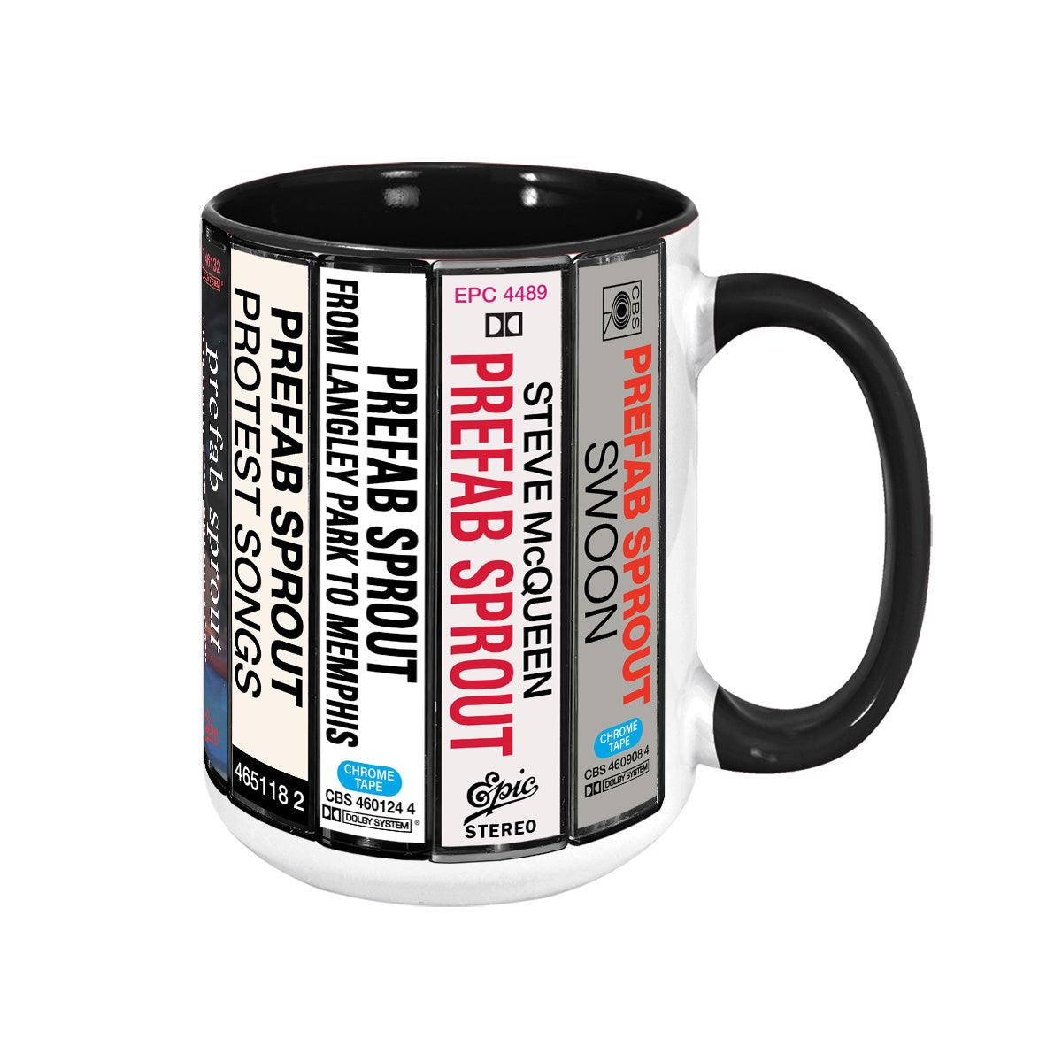 Prefab Sprout Albums Cassette Collection Retro Accent Mug