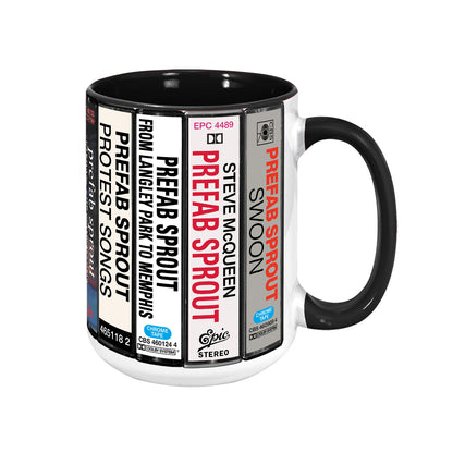 Prefab Sprout Albums Cassette Collection Retro Accent Mug