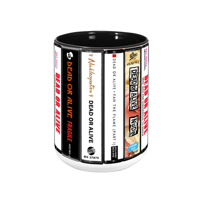 Dead or Alive Albums Cassette Collection Retro Accent Mug