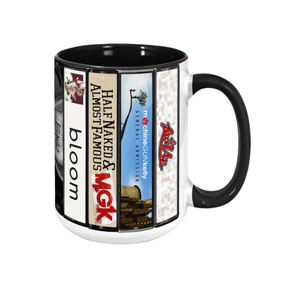 MGK Albums Cassette Collection Retro Accent Mug