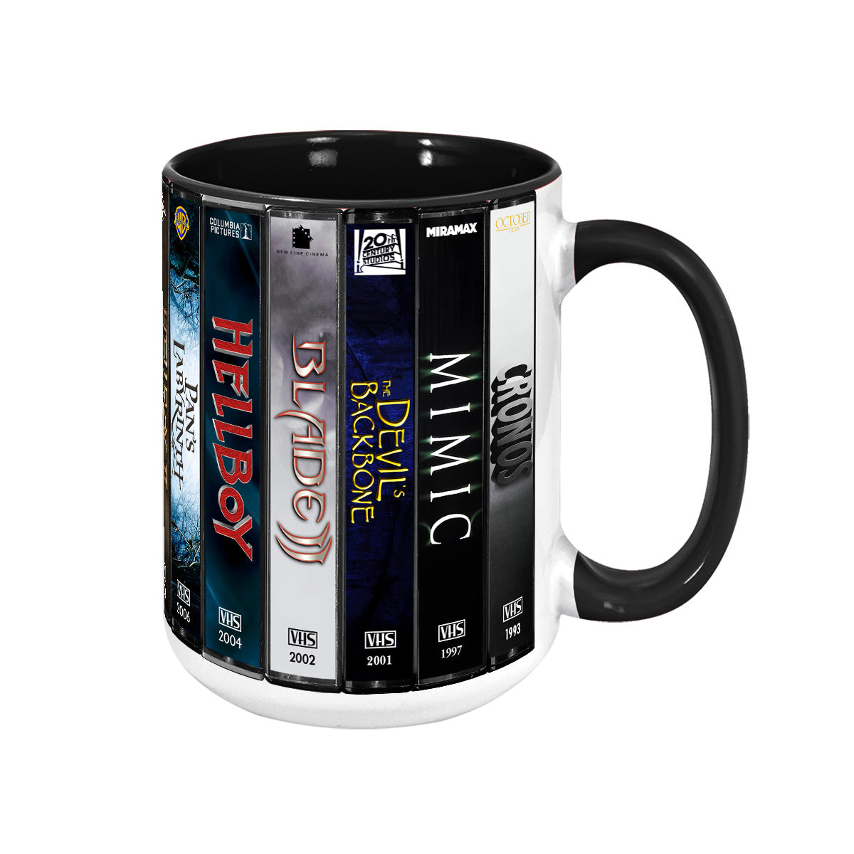 Guillermo del Toro VHS Movies Collection Accent Mug