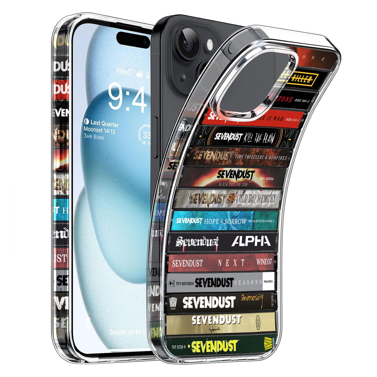 Sevendust Albums Cassette Collection Retro Phone Case