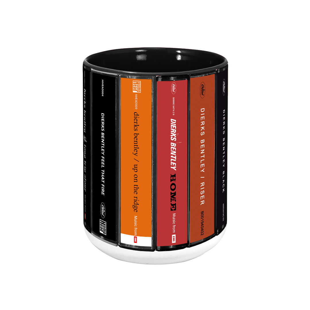 Dierks Bentley Albums Cassette Collection Retro Accent Mug
