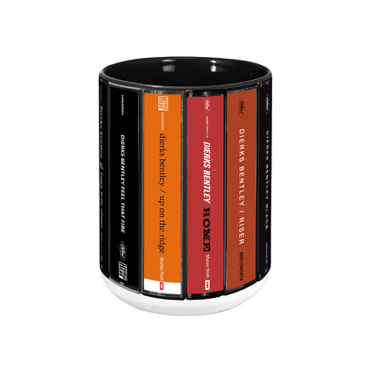 Dierks Bentley Albums Cassette Collection Retro Accent Mug