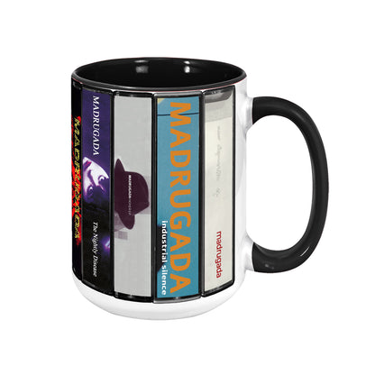 Madrugada Albums Cassette Collection Retro Accent Mug
