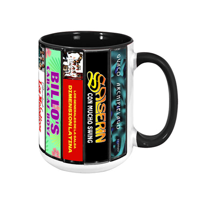 Salsa Albums Cassette Collection Retro Accent Mug