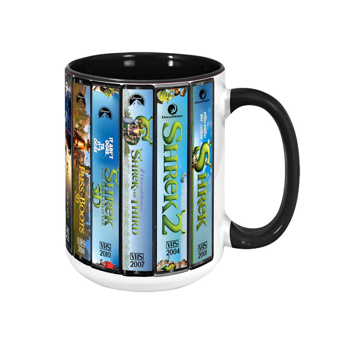Shrek VHS Movies Collection Accent Mug