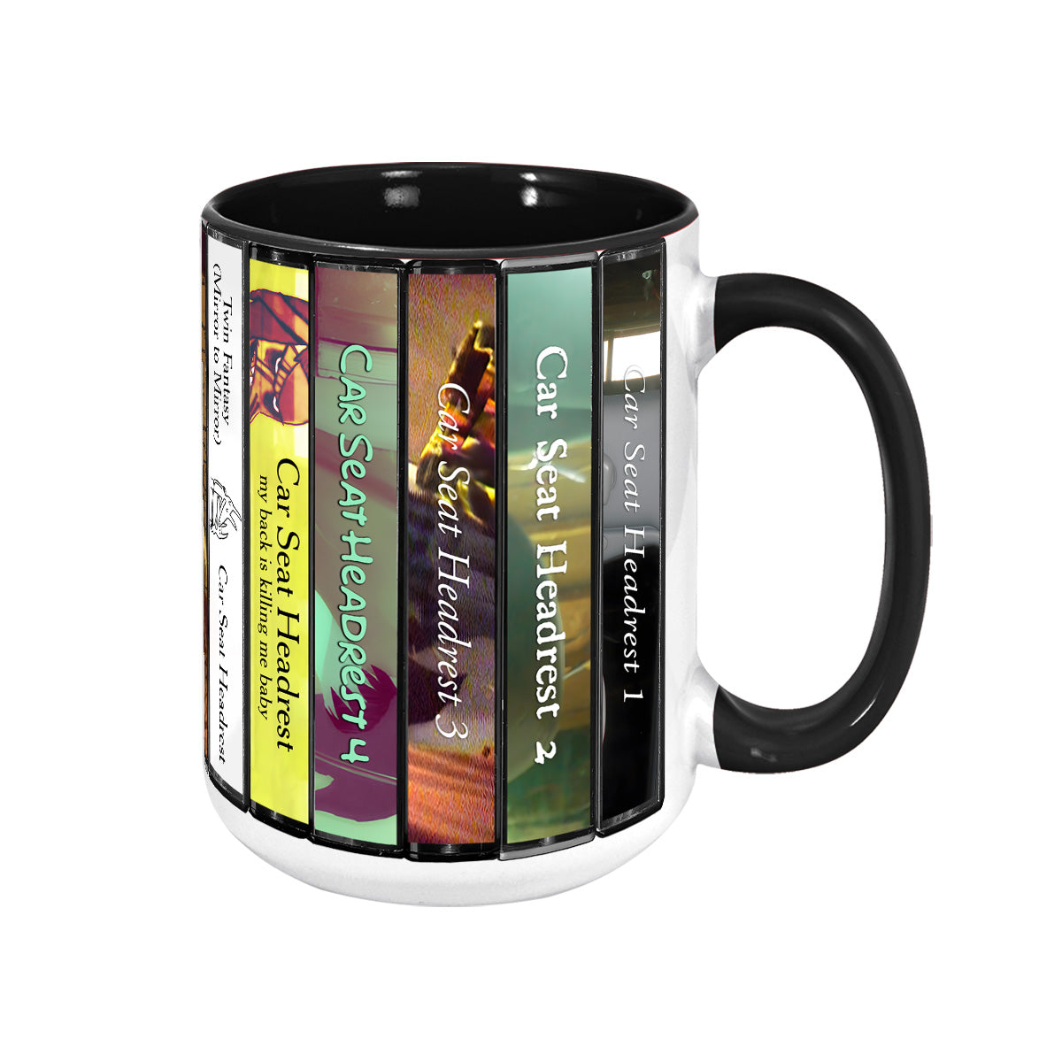 Car Seat Headrest Albums Cassette Collection Retro Accent Mug