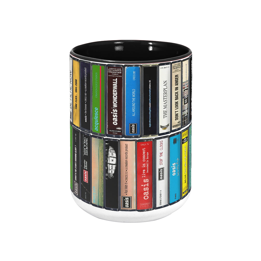 Oasis Albums Cassette Retro Collection Accent Mug