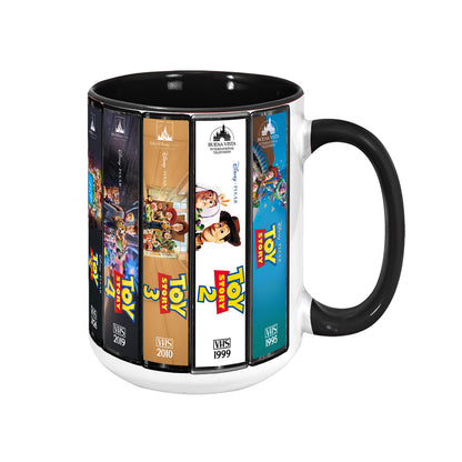Toy Story VHS Movies Collection Accent Mug