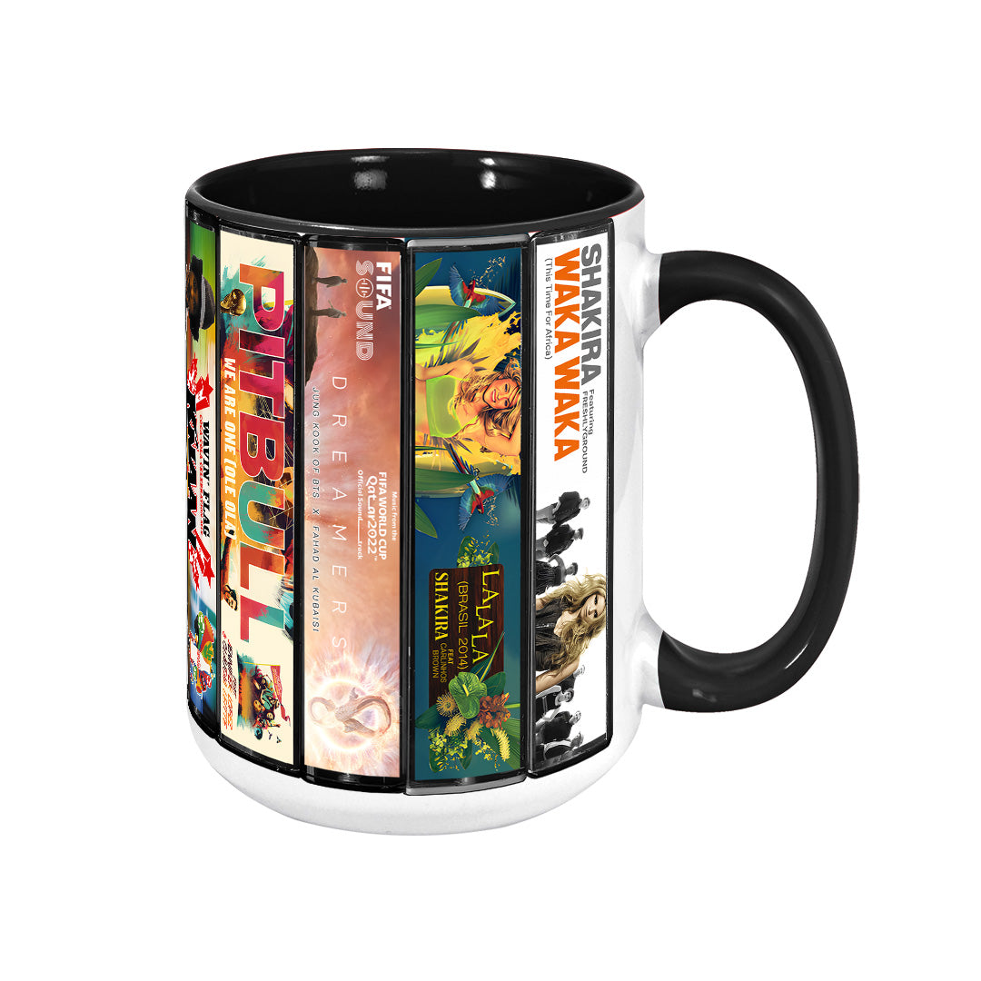 World Cup Single Covers Collection Retro Accent Mug