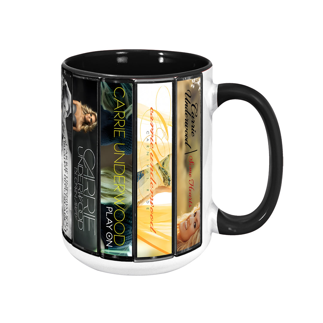 Carrie Underwood Albums Cassette Collection Retro Accent Mug