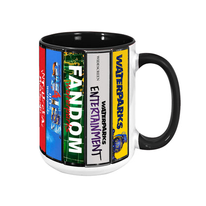 Waterparks Albums Cassette Collection Retro Accent Mug