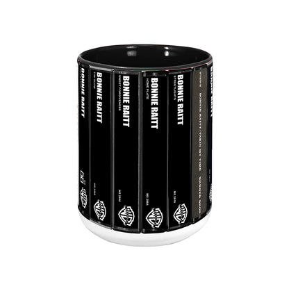 Bonnie Raitt Albums Cassette Collection Retro Accent Mug