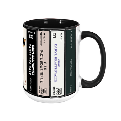 Daryl Braithwaite Albums Cassette Collection Retro Accent Mug