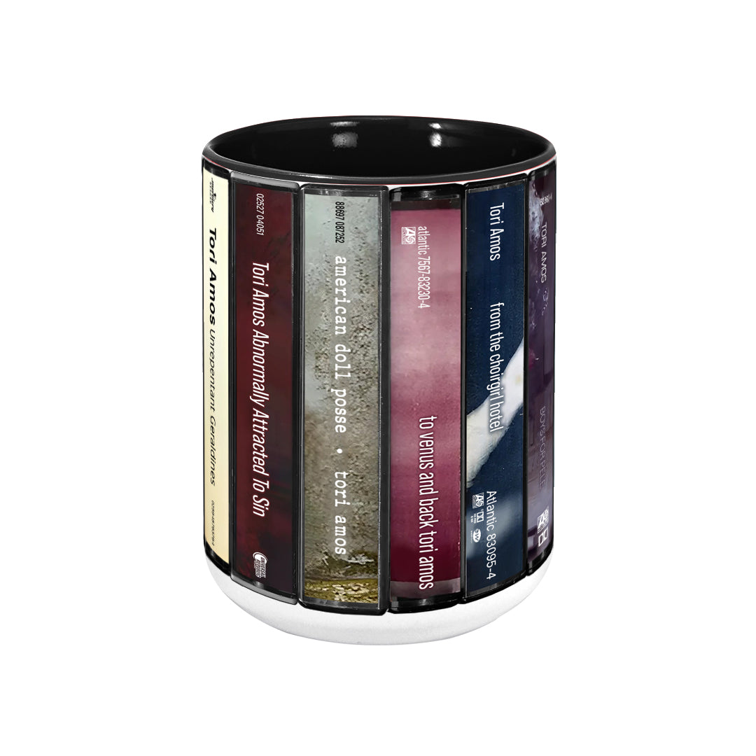 Tori Amos Albums Cassette Retro Collection Accent Mug