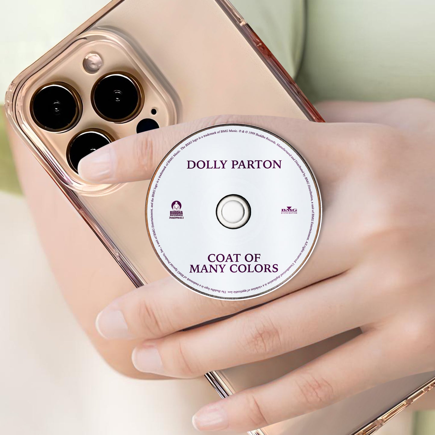 Dolly Parton - Coat Of Many Colors Magnetic Phone Grip