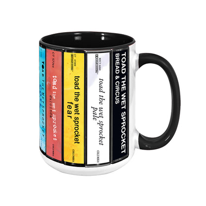 Toad the Wet Sprocket 10 Albums Cassette Collection Retro Accent Edge-to-Edge Printed Mug