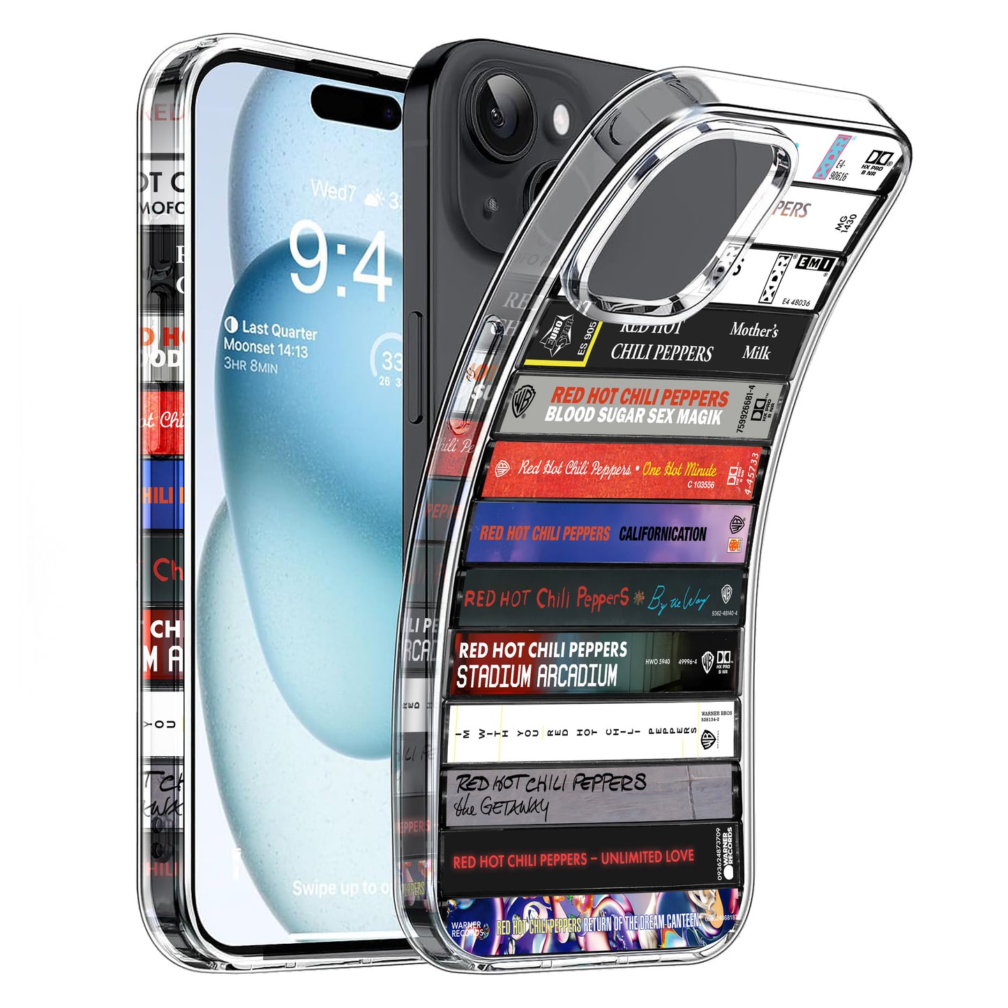 Red Hot Chili Peppers Albums Cassette Collection Retro MagSafe Phone Case