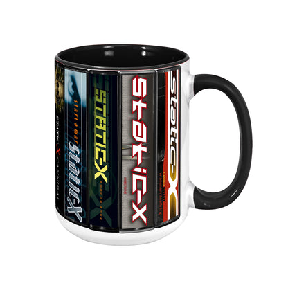 Static-X Albums Cassette Collection Retro Accent Mug