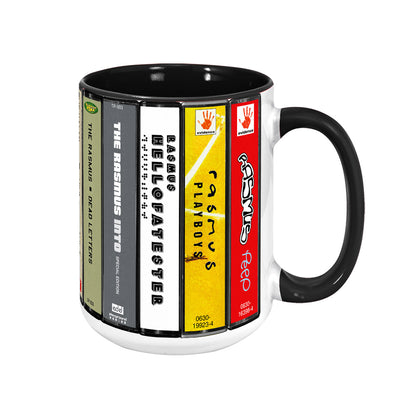 The Rasmus Albums Cassette Collection Retro Accent Mug