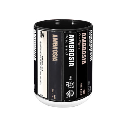 Ambrosia Albums Cassette Collection Retro Accent Mug