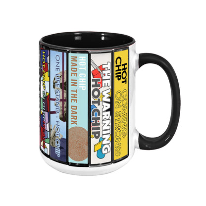 Hot Chip Albums Cassette Collection Retro Accent Mug