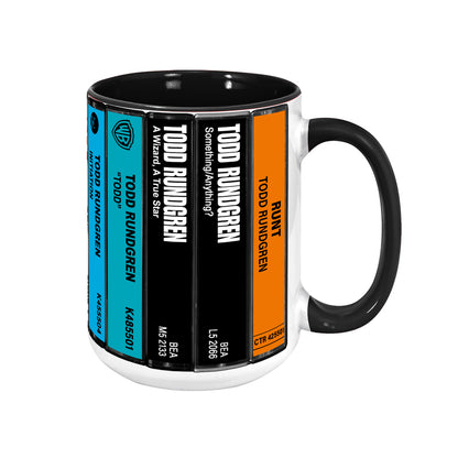 Todd Rundregen Albums Cassette Collection Retro Accent Mug