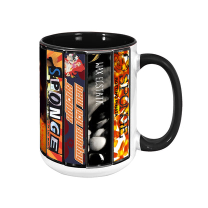 Sponge Albums Cassette Collection Retro Accent Mug