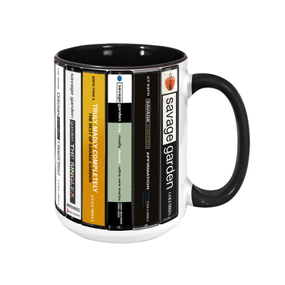 Savage Garden Albums Cassette Collection Retro Accent Mug