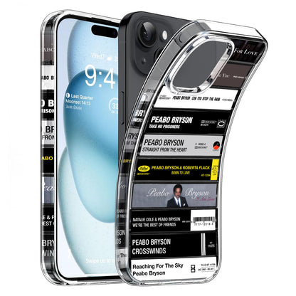 Peabo Bryson Albums Cassette Collection Retro Phone Case