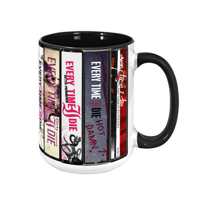 Every Time I Die Albums Cassette Collection Retro Accent Mug