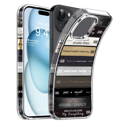 Ariana Grande Albums Cassette Collection Retro Phone Case