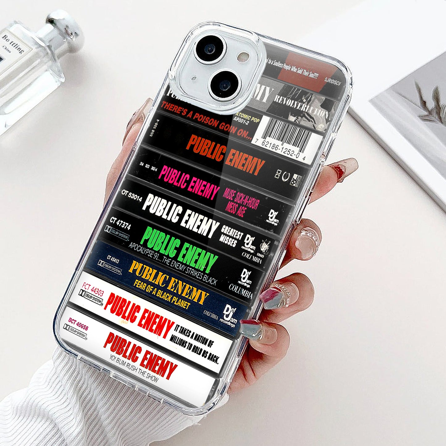 Public Enemy Albums Cassette Collection Retro Phone Case