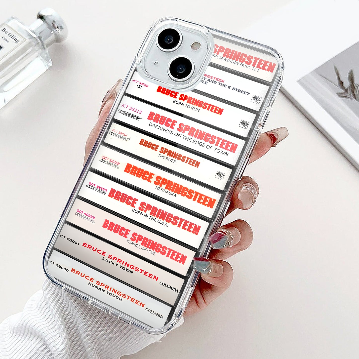 Bruce Springsteen Albums Cassette Collection Retro Phone Case