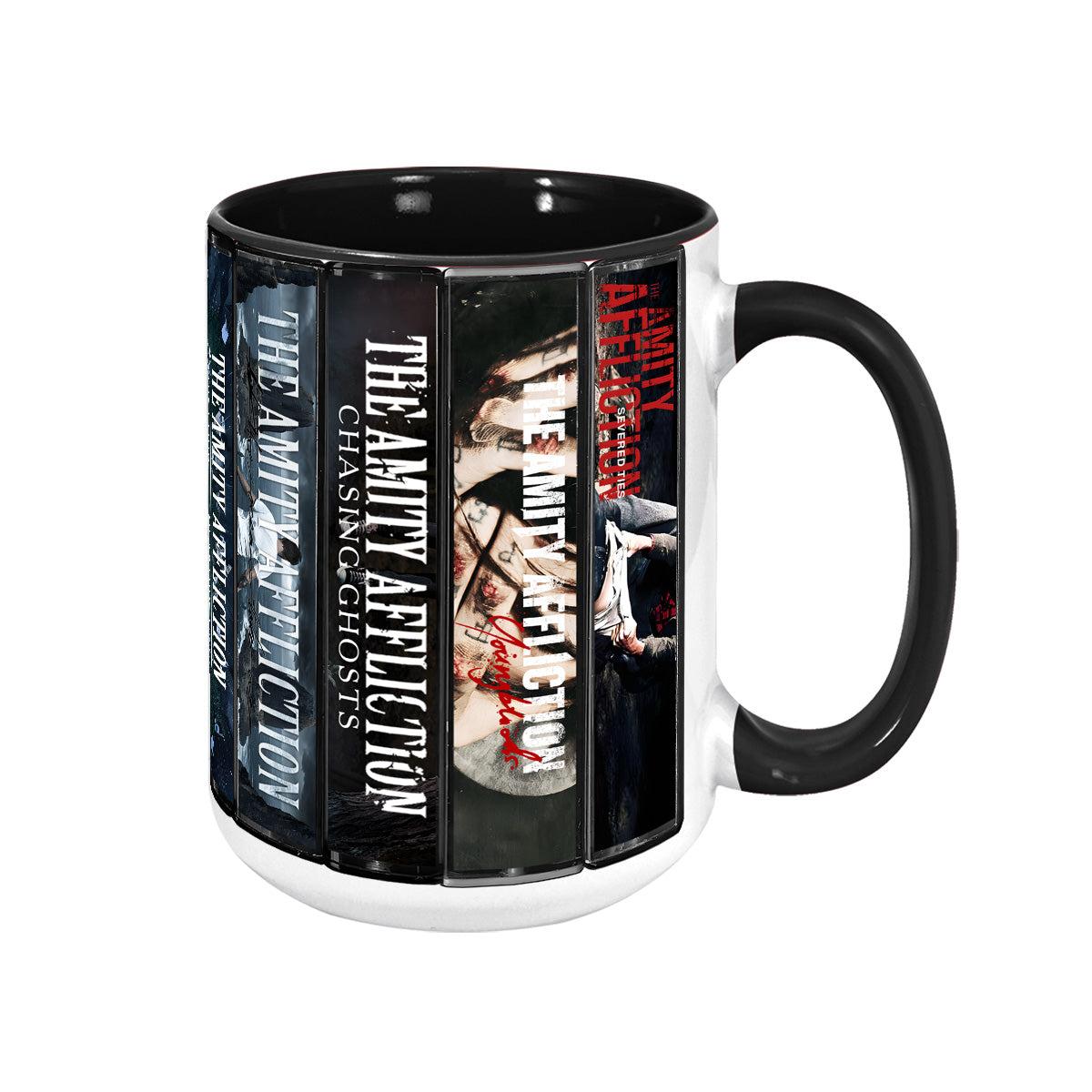 The Amity Affliction Albums Cassette Collection Retro Accent Mug